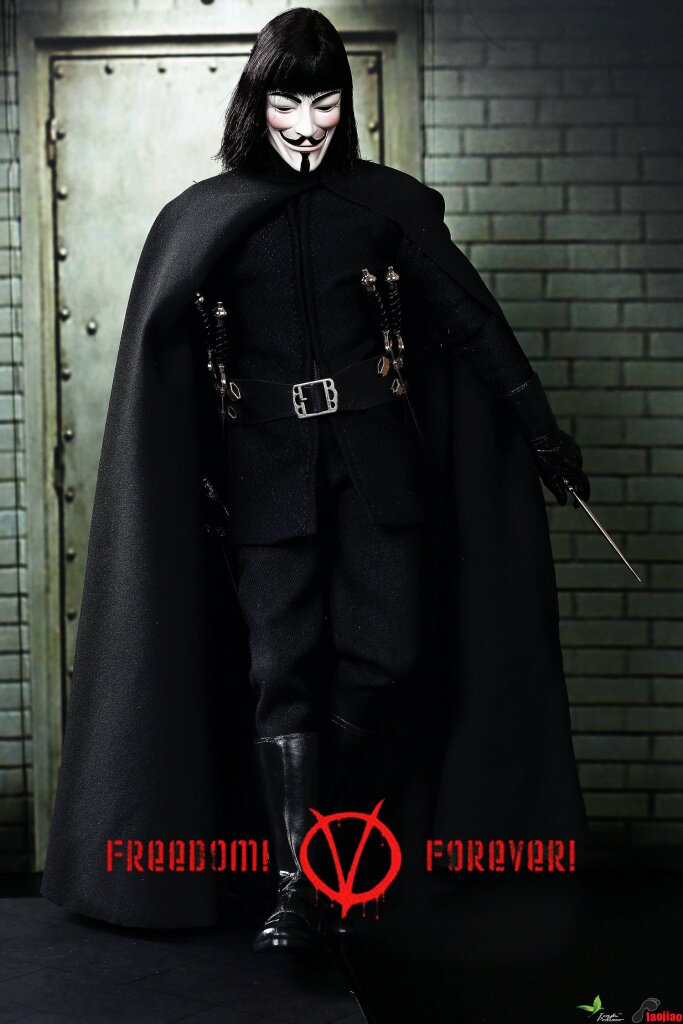 Toys Power CT003 1/6 12-inch V for Vendetta with 1/1 mask BFC action figure