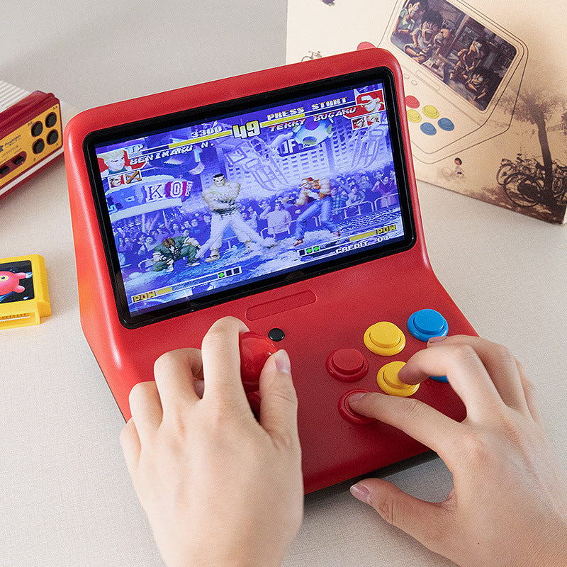 9-inch IPS screen mini arcade double joystick game console gba small game console 32G