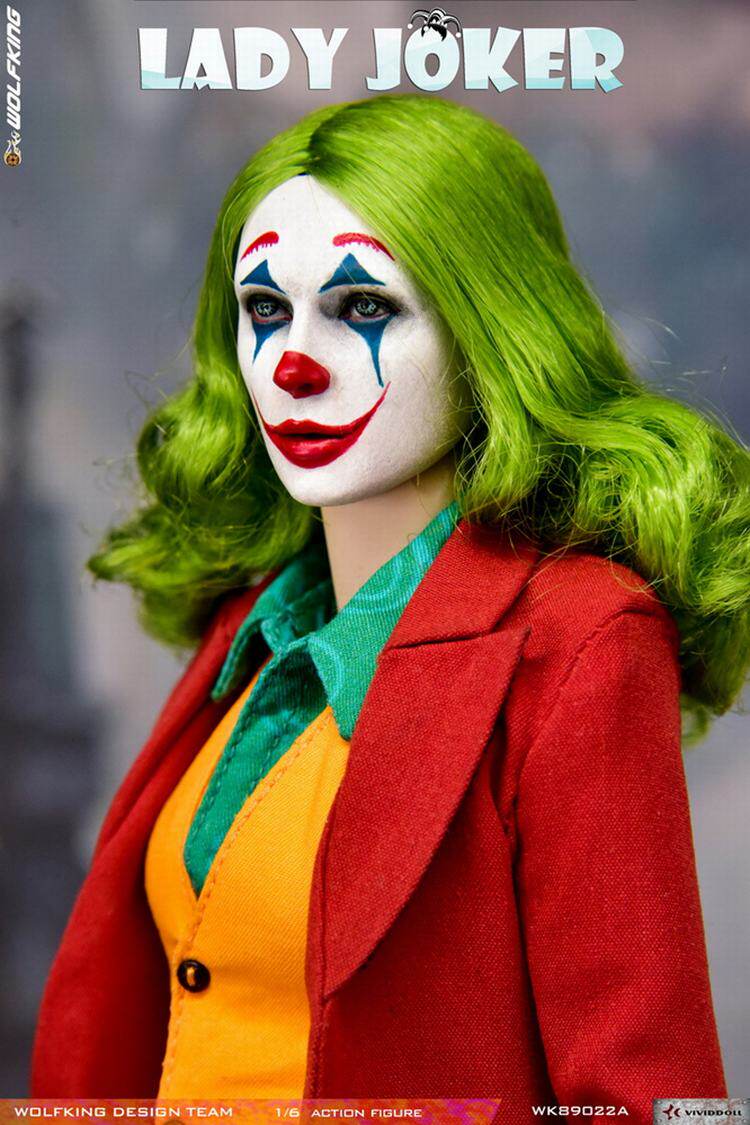 WOLFKING WK89022 1/6 Joaquin red Harley Quinn encapsulated body LADY JOKER movable figure