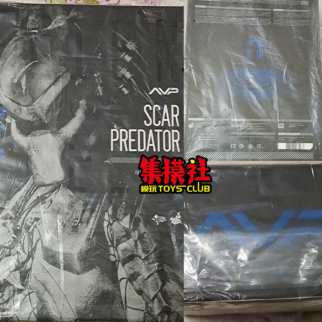 HOTTOYS 1/6 AVP Alien vs. Predator 2.0 Scar Action Figure MMS190