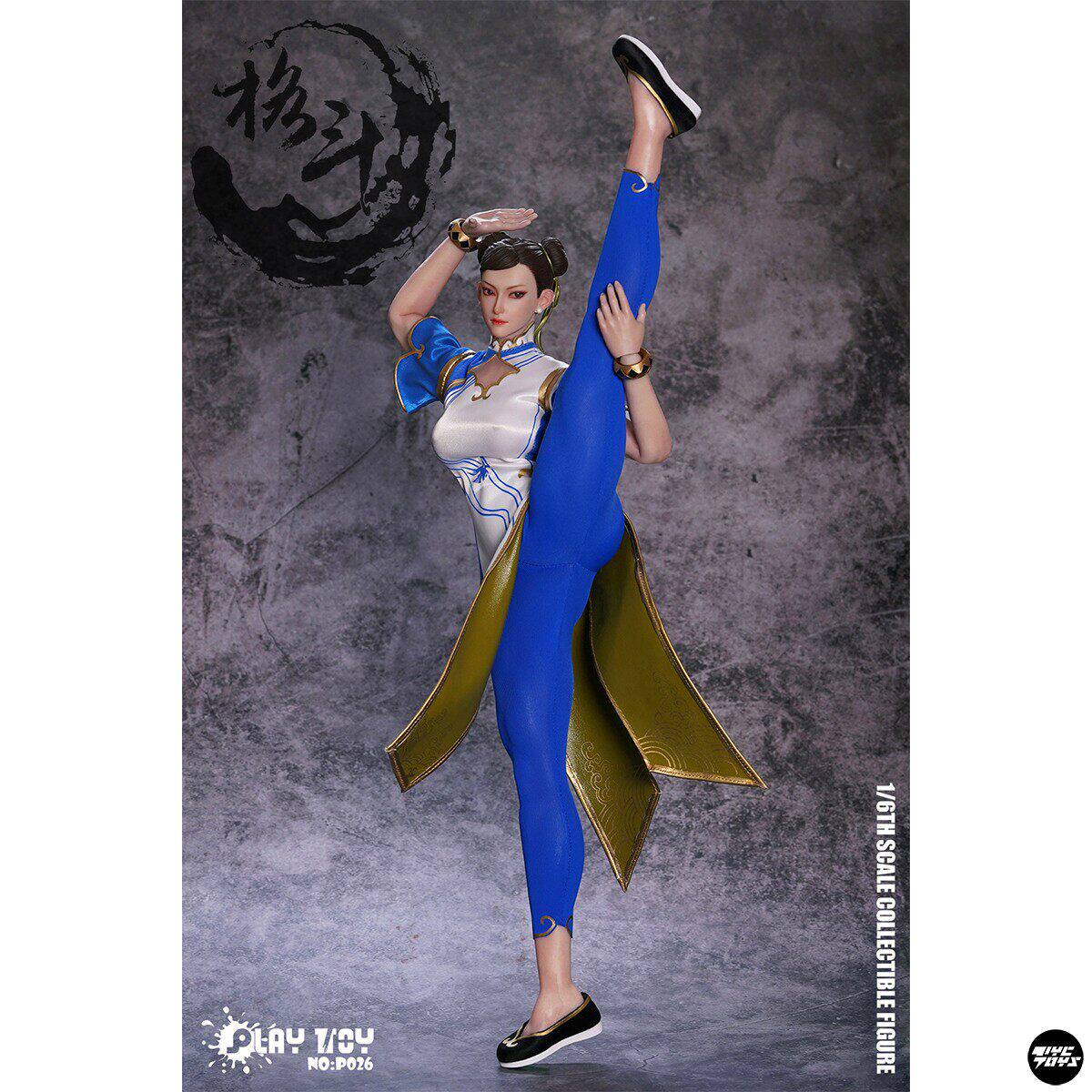 PLAY TOY "Fighting Goddess" Chun-Li (6th Edition) 1/6 Scale Action Figure (P026)