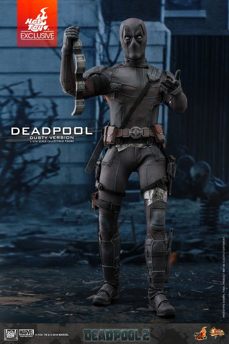 HotToys HT MMS505 Deadpool 2.0 Dust Edition Gray Deadpool 18 Venue Limited Action Figure