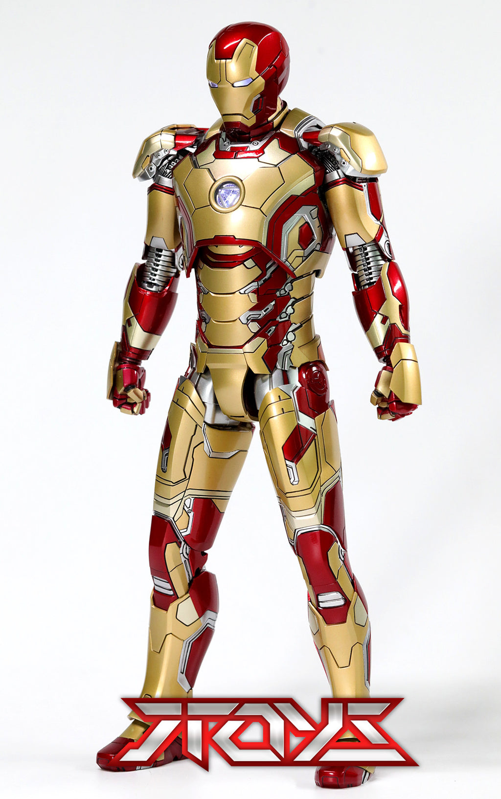 HOTTOYS HT MMS197D02 Iron Man 3 1/6 MK42 die-cast alloy Tony Love action figure