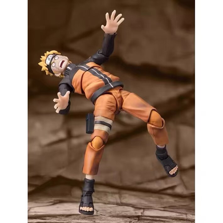 Bandai TNT Exclusive: S.H.Figuarts Naruto Shippuden — Naruto Uzumaki (Battle-Damaged Version) — Action Figure