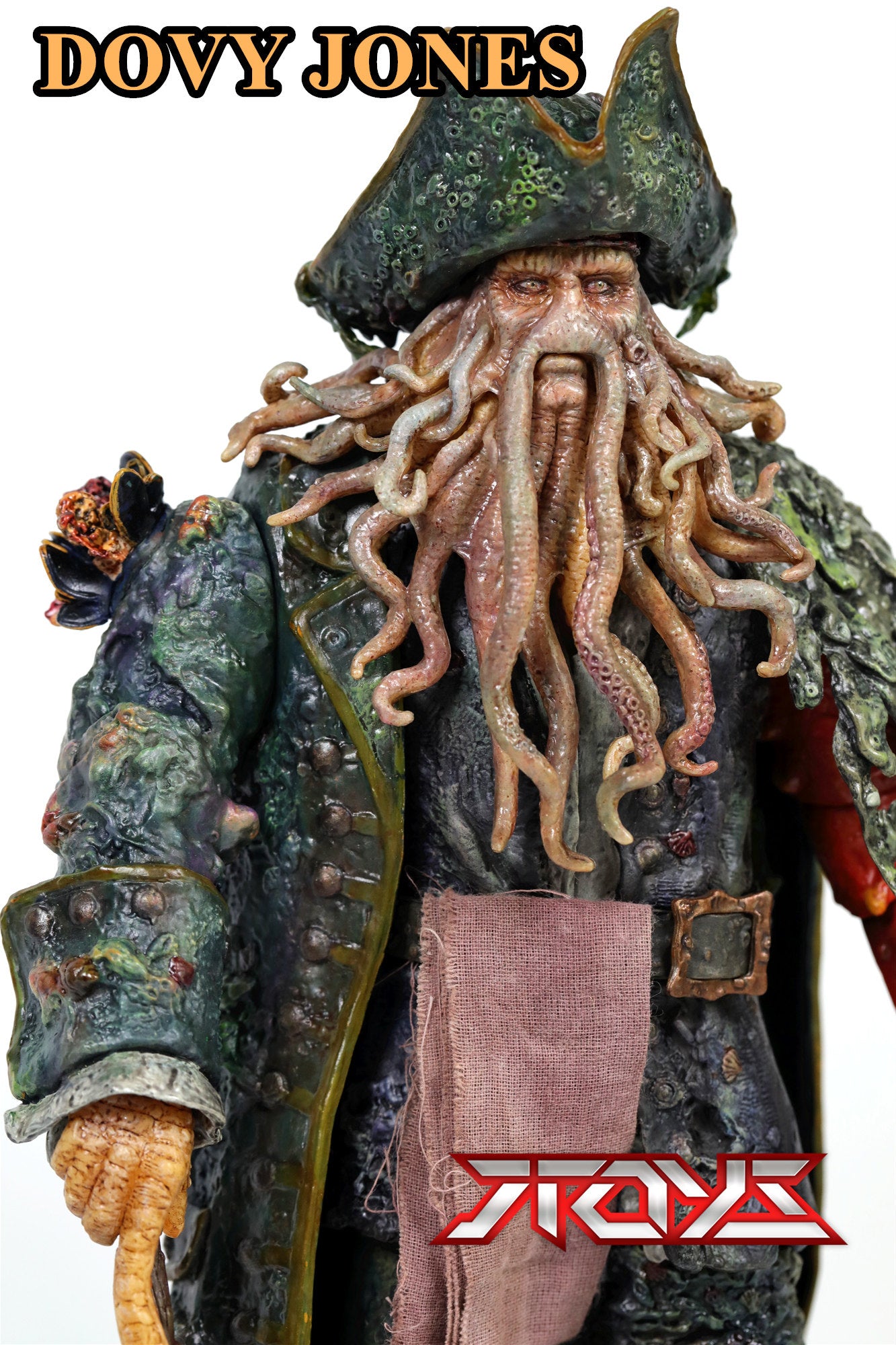 Non-HOTTOYS HT MMS062 Davy Jones Jack Captain Octopus Pirates of the Caribbean Action Figure