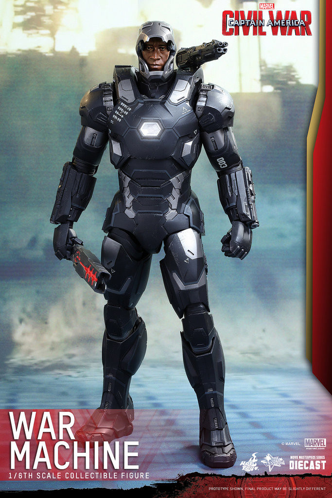 HotToys HT MMS344D15 1/6 Alloy Civil War Iron Man War Machine 4.0 Action Figure