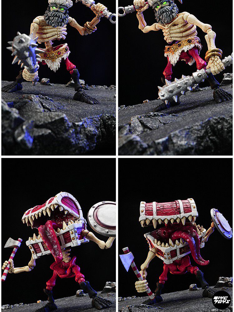 "Skeleton Dungeon: Santa Bones' Mysterious Treasure Chest" Articulated Action Figure
