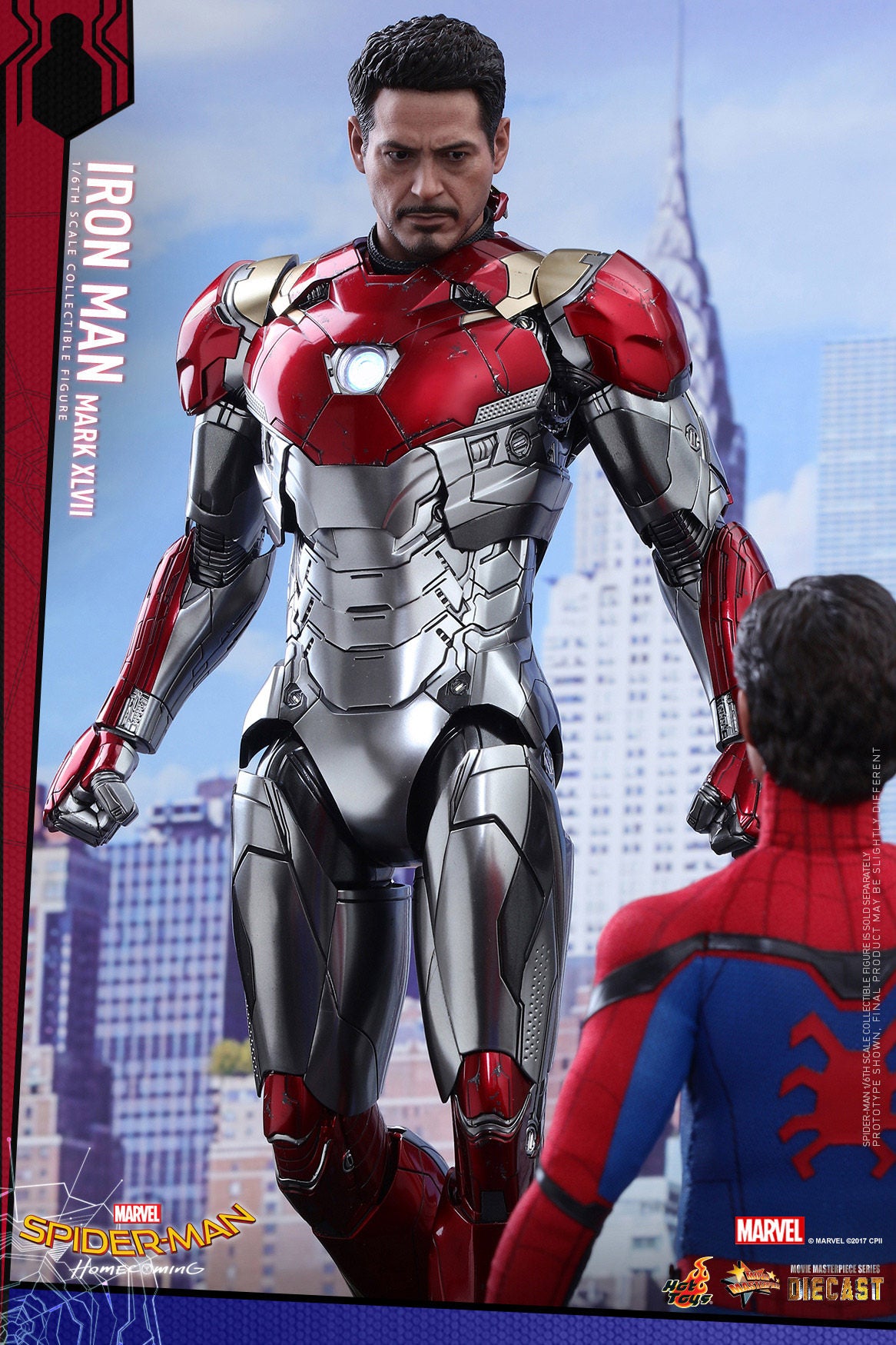 Hot Toys HT 1/6 Back to School Iron Man MK47 Articulated Figure MMS427D19