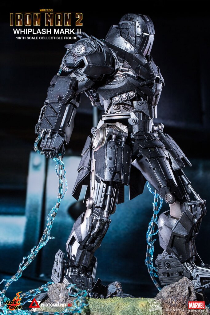 HOTTOYS HT 1/6 MMS237D06 Iron Man 2 Whip Lock 2.0 Death Whip Whip Alloy Die-cast Action Figure