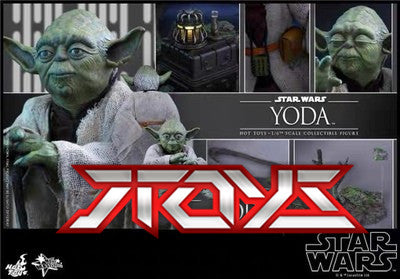 HT 1/6 MMS369 Star Wars Attack of the Clones Yoda 1.0 Action Figure