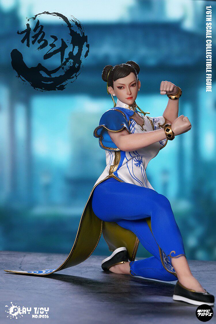PLAY TOY "Fighting Goddess" Chun-Li (6th Edition) 1/6 Scale Action Figure (P026)