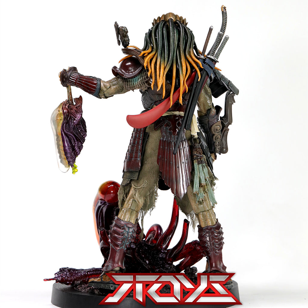 HT HOTTOYS Samurai Iron-Blooded 1/6 Taketani Takashi Oniki Yuji Predator Action Figure