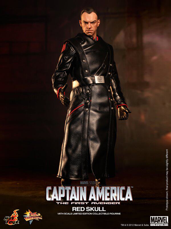 Hot Toys Captain America 1/6 Scale Red Skull Villain Model Figure
