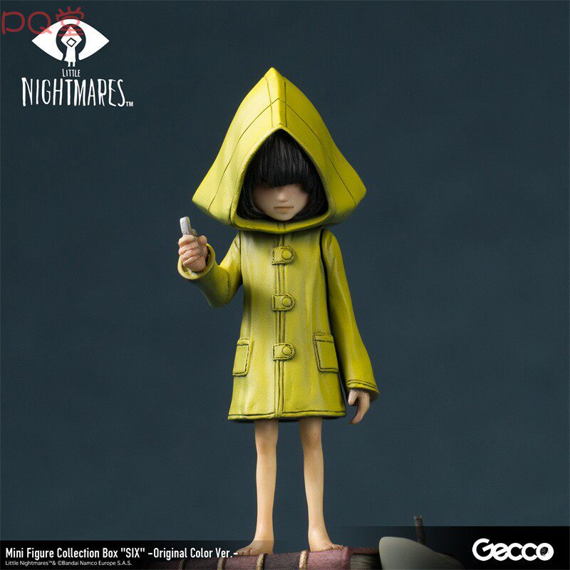 Gecco Little Nightmares mini figure collection set, complete set of 6 original color version figures