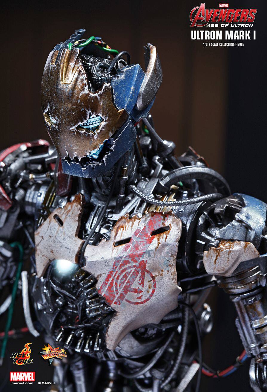 HT Hottoys Ultron MK1 Battle Damaged 1/6 Avengers 2 Age of Ultron MMS292 Action Figure