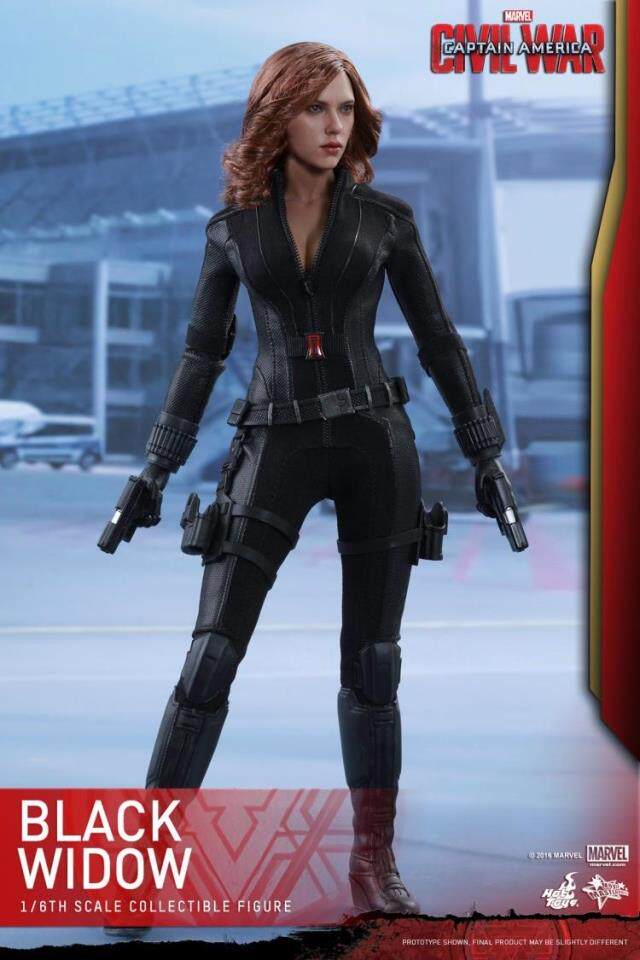 HotToys HT 1/6 MMS365 Captain America 3 Civil War Black Widow 5.0 action figures