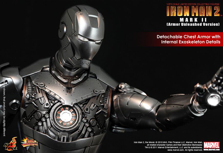Hottoys HT Iron Man MK2 2.0 1/6 disassembled version MMS150 non-alloy movable figure