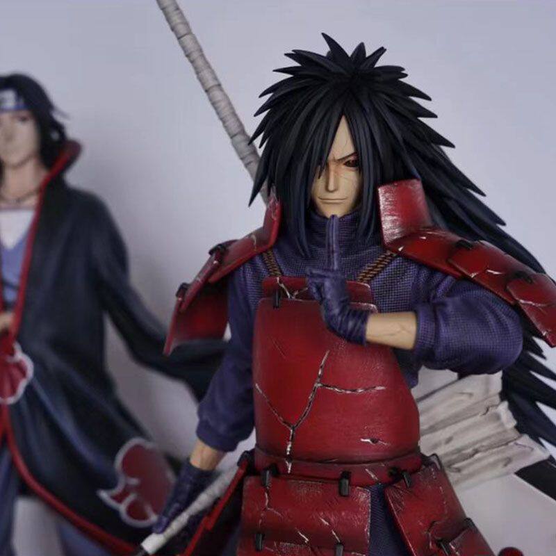 Naruto 36cm luminous earth reincarnation Uchiha Madara scene base GK figure