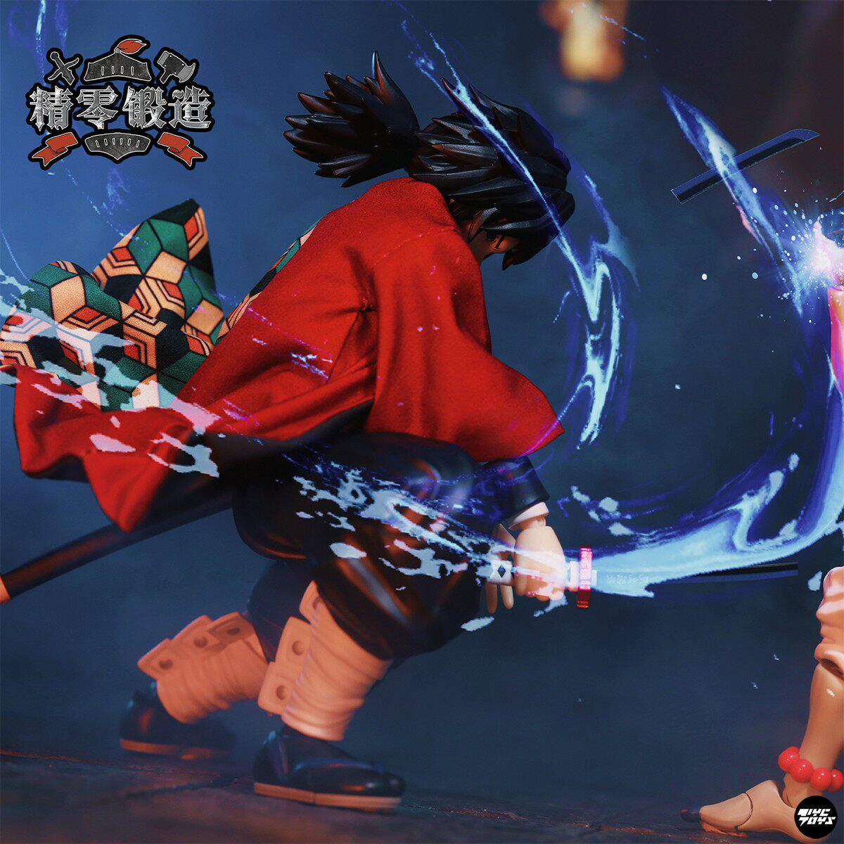 SHF Demon Slayer: Kimetsu no Yaiba — Giyu Tomioka (Water Hashira) 1/12 Scale — Fabric Outfit clothes（not include figures