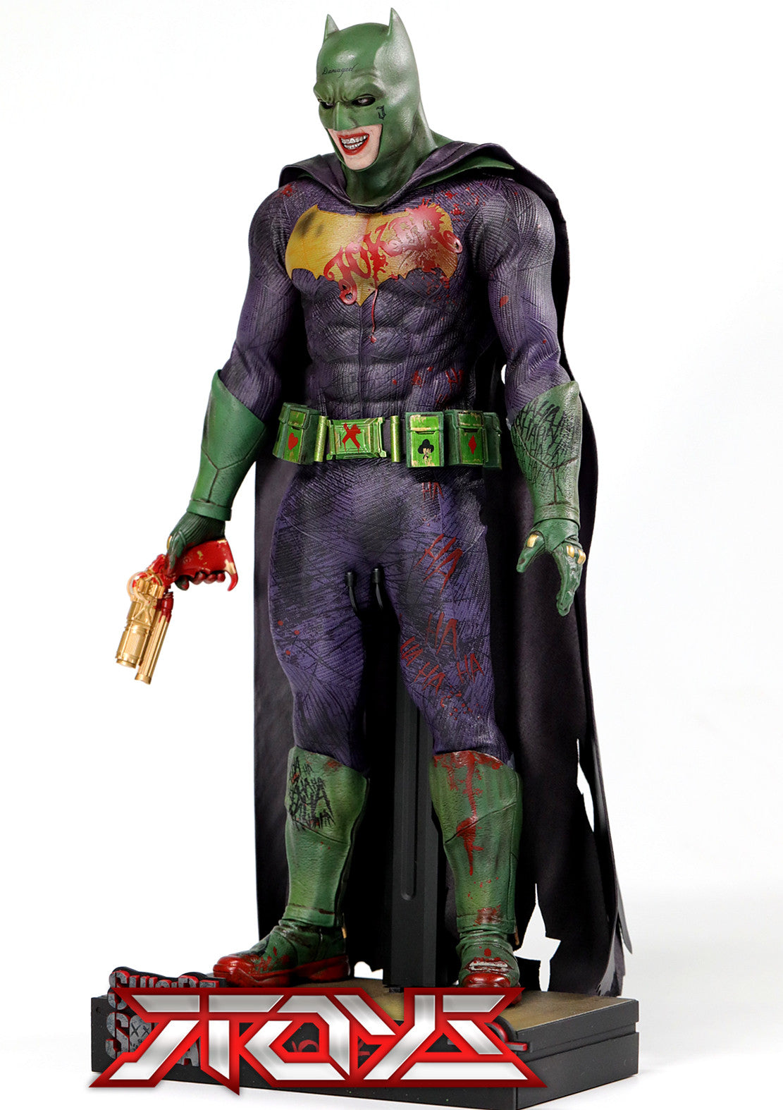 HT HOTTOYS MMS384 1/6 Suicide Squad Joker Fake Batman Versipn figures