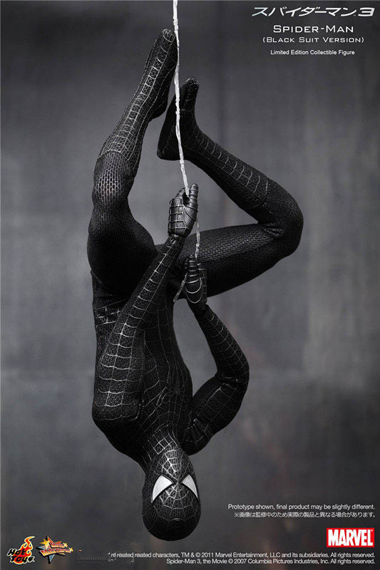 HT Hot Toys 1/6 MMS165 Spider-Man (Black Suit) – Peter Parker (Tobey Maguire)