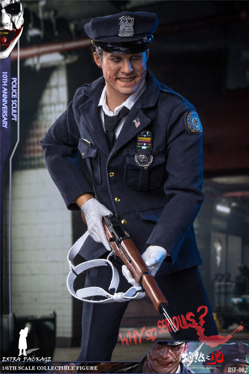 Searing Soul 1/6 Soldier Police Clown BSF002 Batman Heath Ledger JOKER Action Figure