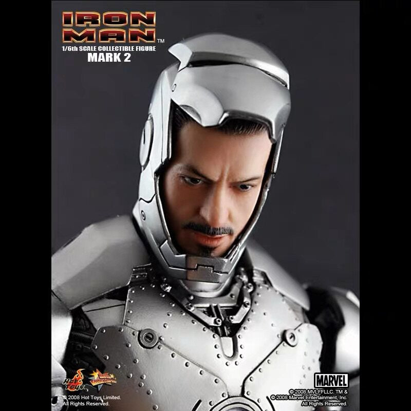 HT 1/6 MMS78 Iron Man MK2 1.0 First Edition Tony Heart Plastic Action Figure