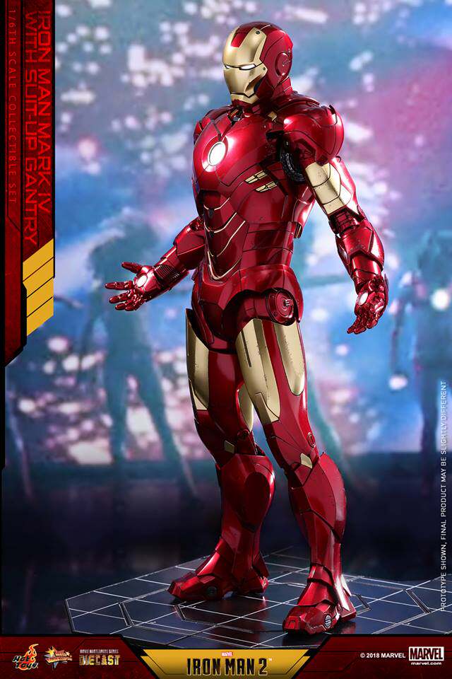 HotToys HT MMS461-D21 1:6 Iron Man 2 Alloy Die-cast MK4 Single Version action figures