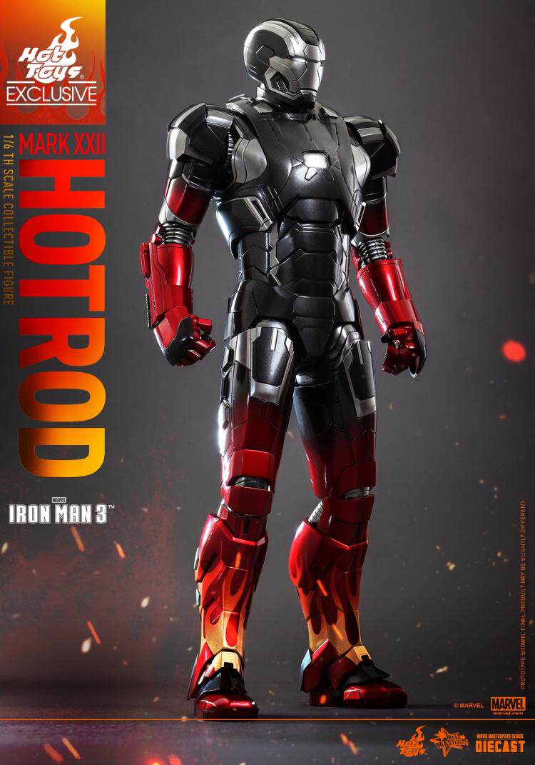 HT HotToys Alloy Limited 1/6 Iron Man MK22 Venue Hot Rod Hot Rod MMS272 action figures