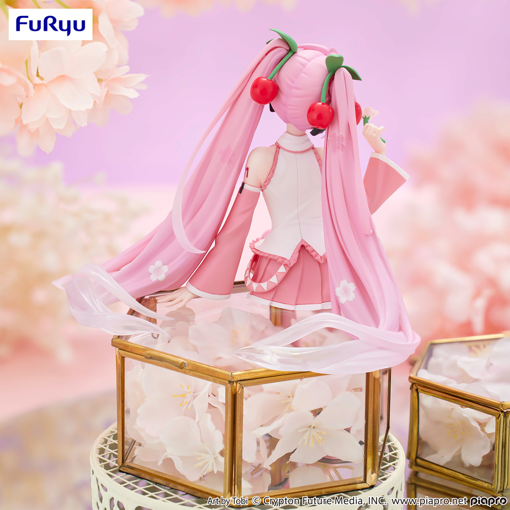 15cm FuRyu Hatsune Miku Sakura Miku 2024 Prize Figure
