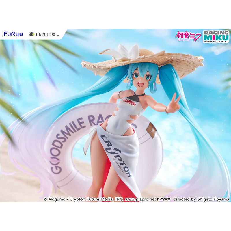 21cm FuRyu Hatsune Miku Racing Miku 2024 Tropical Figure