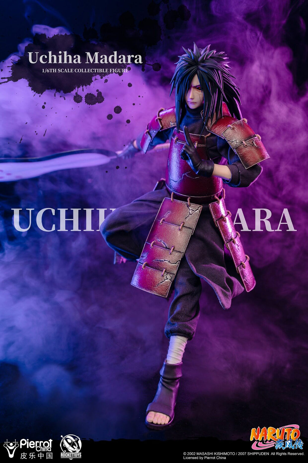RocketToys 1/6 Naruto Shippuden Uchiha Madara Action Figure ROC-005