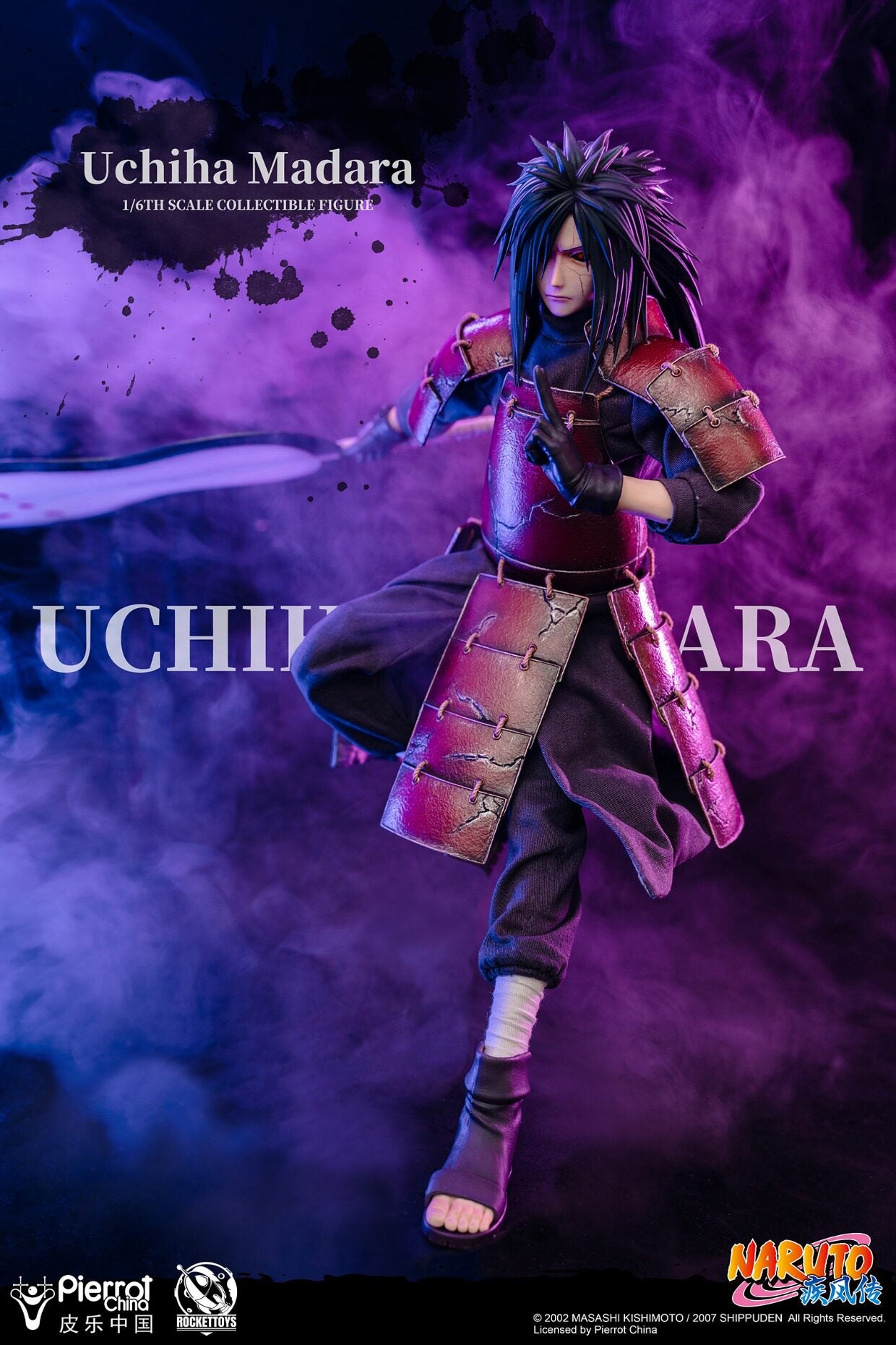 RocketToys 1/6 Naruto Shippuden Uchiha Madara Action Figure ROC-005