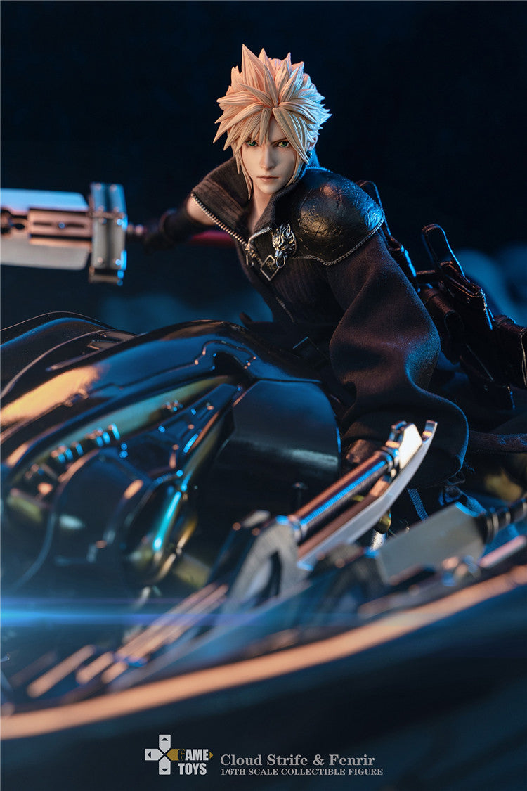 GAMETOYS 1/6 Fantasy Warriors AC Version Final Cloud Action Figure GT-006