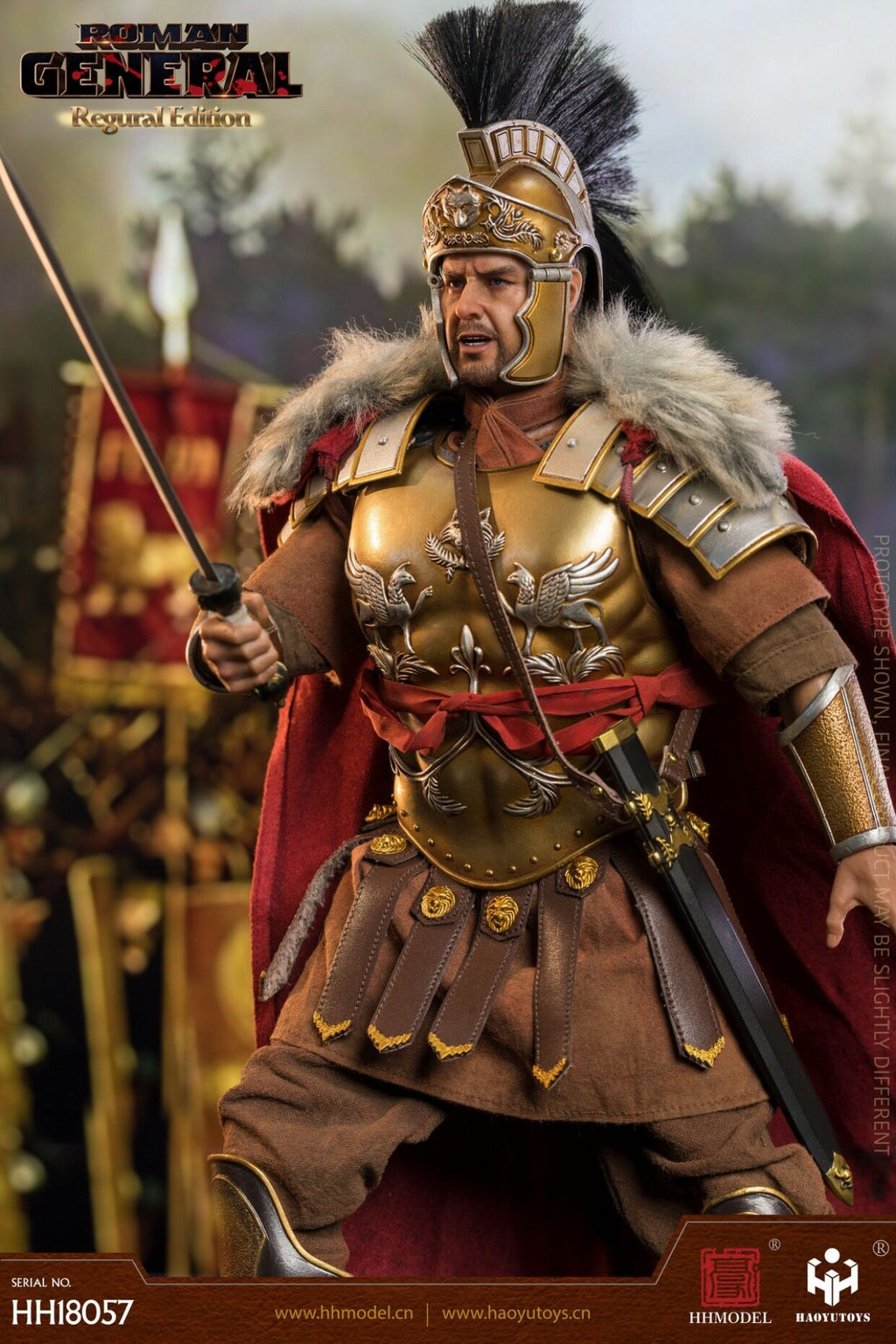 HHmodel HaoYuTOYS 1/6 Imperial Gladiator General 058 Pure Copper Version