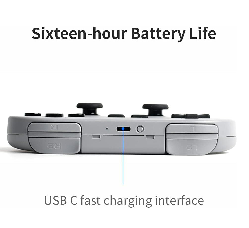 SN30 PRO Bluetooth Game Controller, Hall Effect Joystick Update, Wireless Gamepad Compatible with PC Windows, Android, PC macOS, Steam Deck, Raspberry Pi