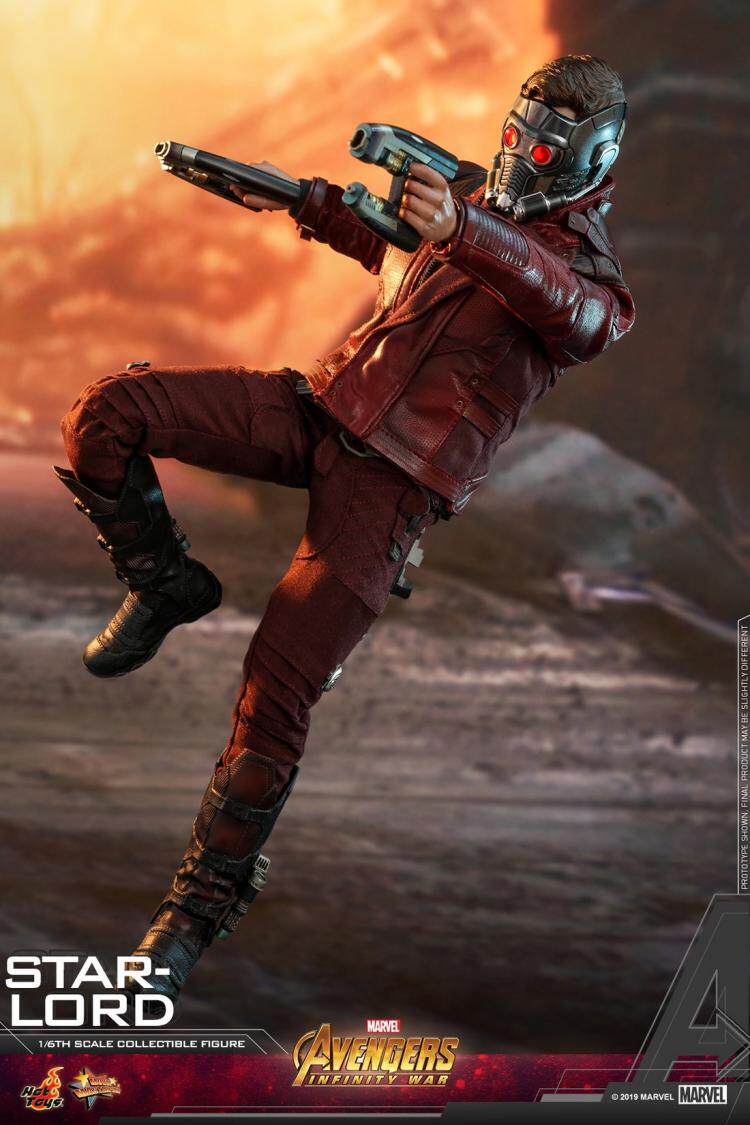 HOTTOYS 1/6 Avengers: Guardians of the Galaxy Star-Lord 3.0 Articulated Figure MMS539