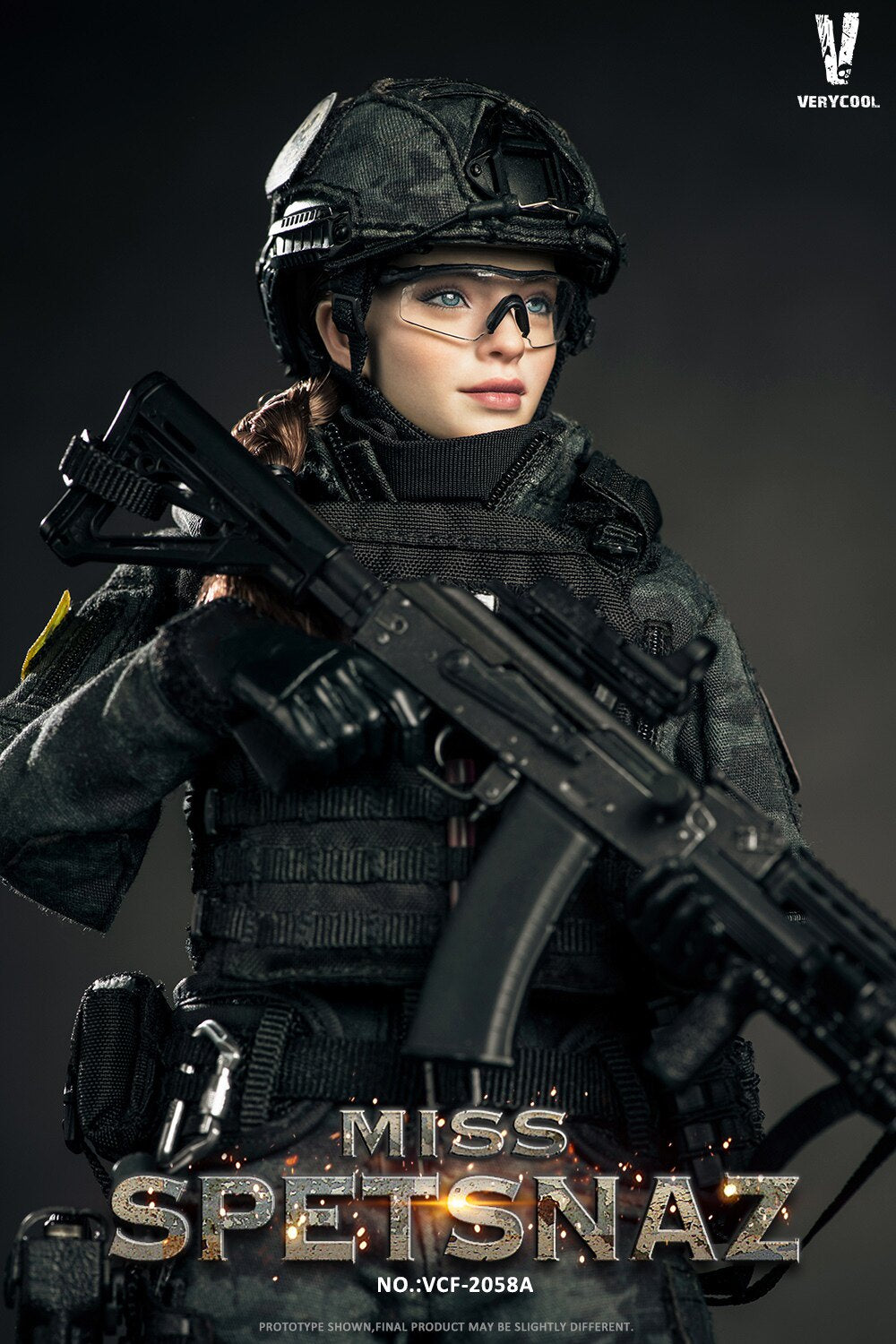 VERYCOOL 1/6 Russian Special Forces Female Soldier Articulated Figure VCF-2058A/B