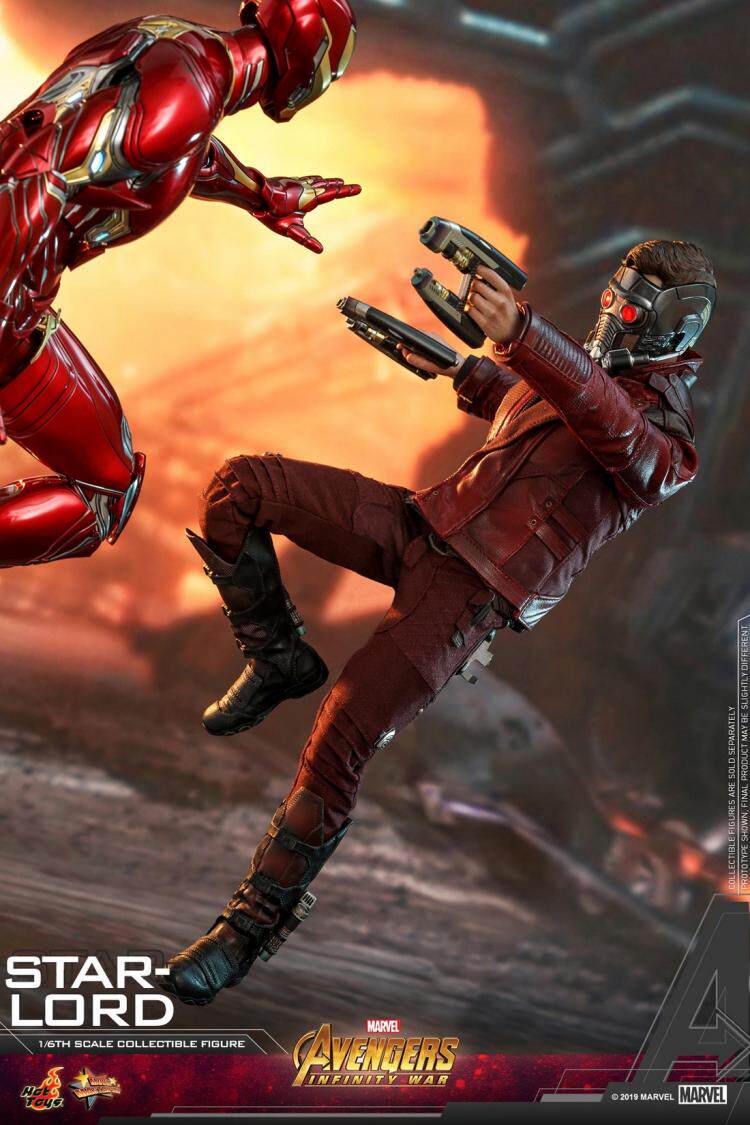 HOTTOYS 1/6 Avengers: Guardians of the Galaxy Star-Lord 3.0 Articulated Figure MMS539
