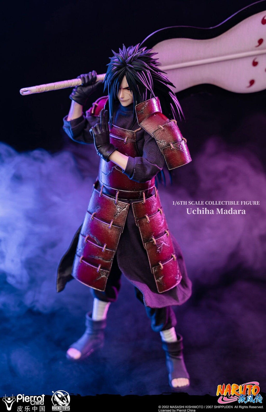 RocketToys 1/6 Naruto Shippuden Uchiha Madara Action Figure ROC-005