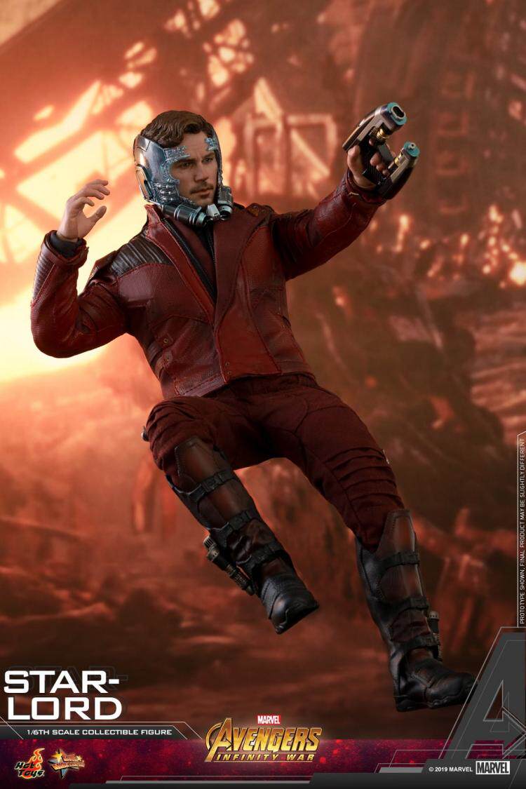 HOTTOYS 1/6 Avengers: Guardians of the Galaxy Star-Lord 3.0 Articulated Figure MMS539