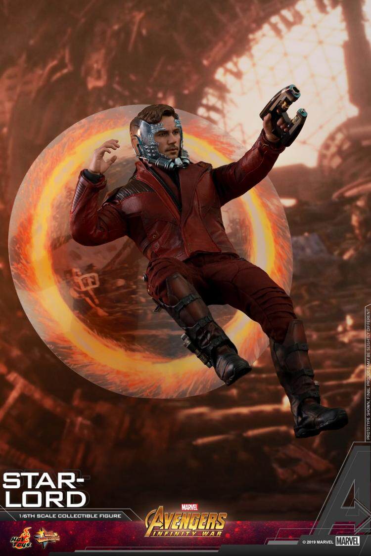 HOTTOYS 1/6 Avengers: Guardians of the Galaxy Star-Lord 3.0 Articulated Figure MMS539