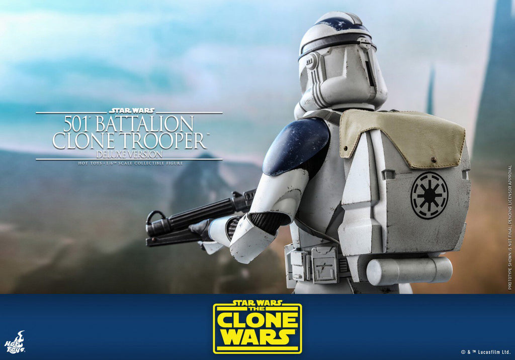 HOTTOYS HT 1/6 Star Wars 501st Legion Clone Soldier Figure TMS023 Deluxe Edition