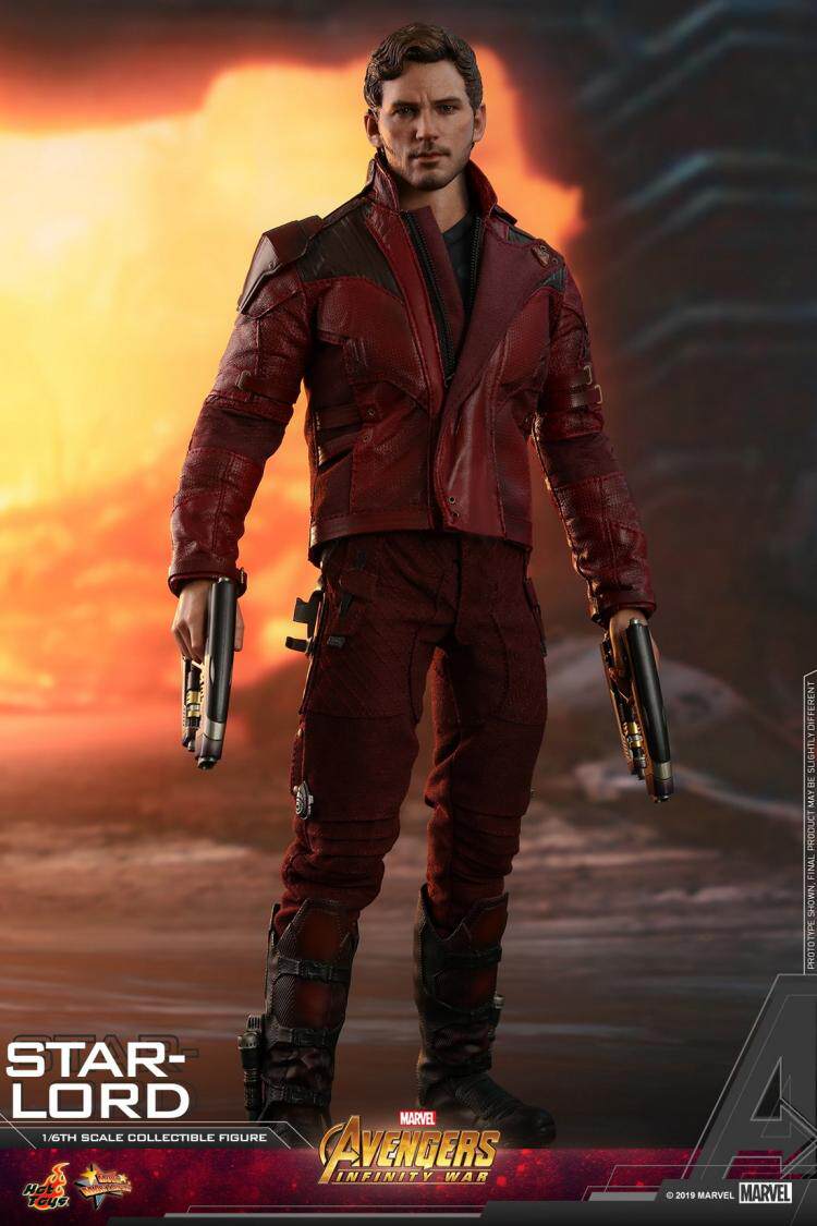 HOTTOYS 1/6 Avengers: Guardians of the Galaxy Star-Lord 3.0 Articulated Figure MMS539