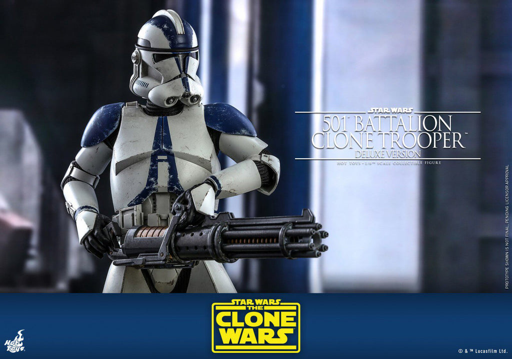 HOTTOYS HT 1/6 Star Wars 501st Legion Clone Soldier Figure TMS023 Deluxe Edition