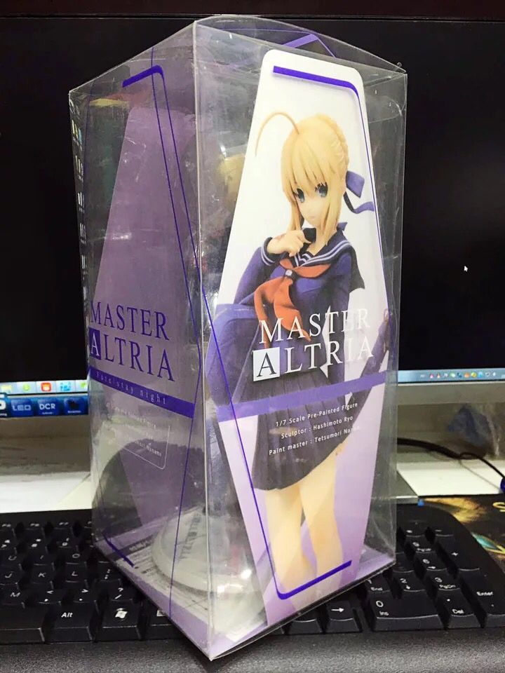 Fate/stay night — Saber (School Uniform Ver.) — Transparent Boxed Figure