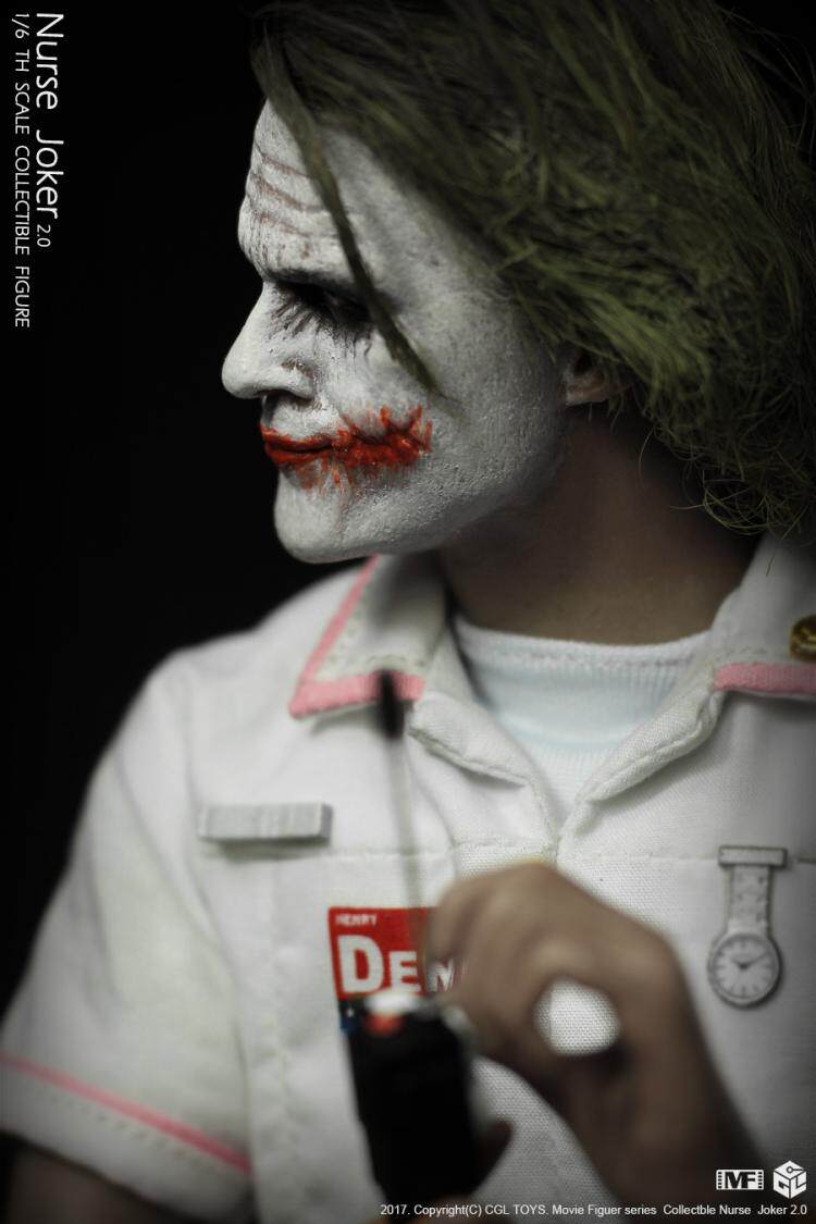 CGLTOYS MF11 1/6 Batman Nurse Clown 2.0 Double Headed Sculpture Action Figure