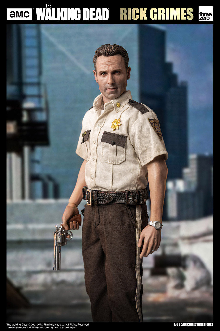 Threezero 1/6 The Walking Dead Sheriff Rick Grimes Action Figure 3Z01450W0