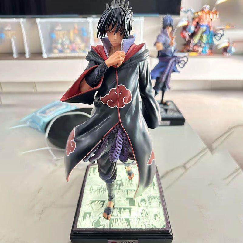 Naruto figure can light up comic platform eagle team Sasuke model GK figure