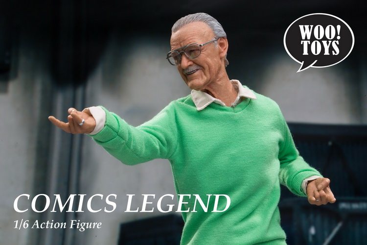 woo toys WO-001 1/6 soldier father of Marvel Stan Lee legendary character movable figure